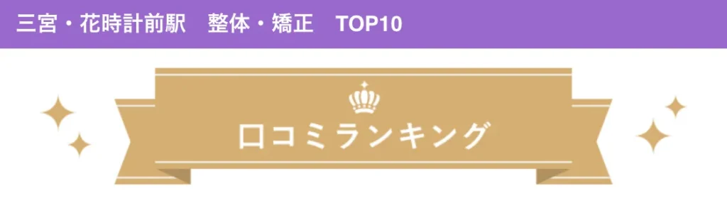 ホットペッパー口コミランキング